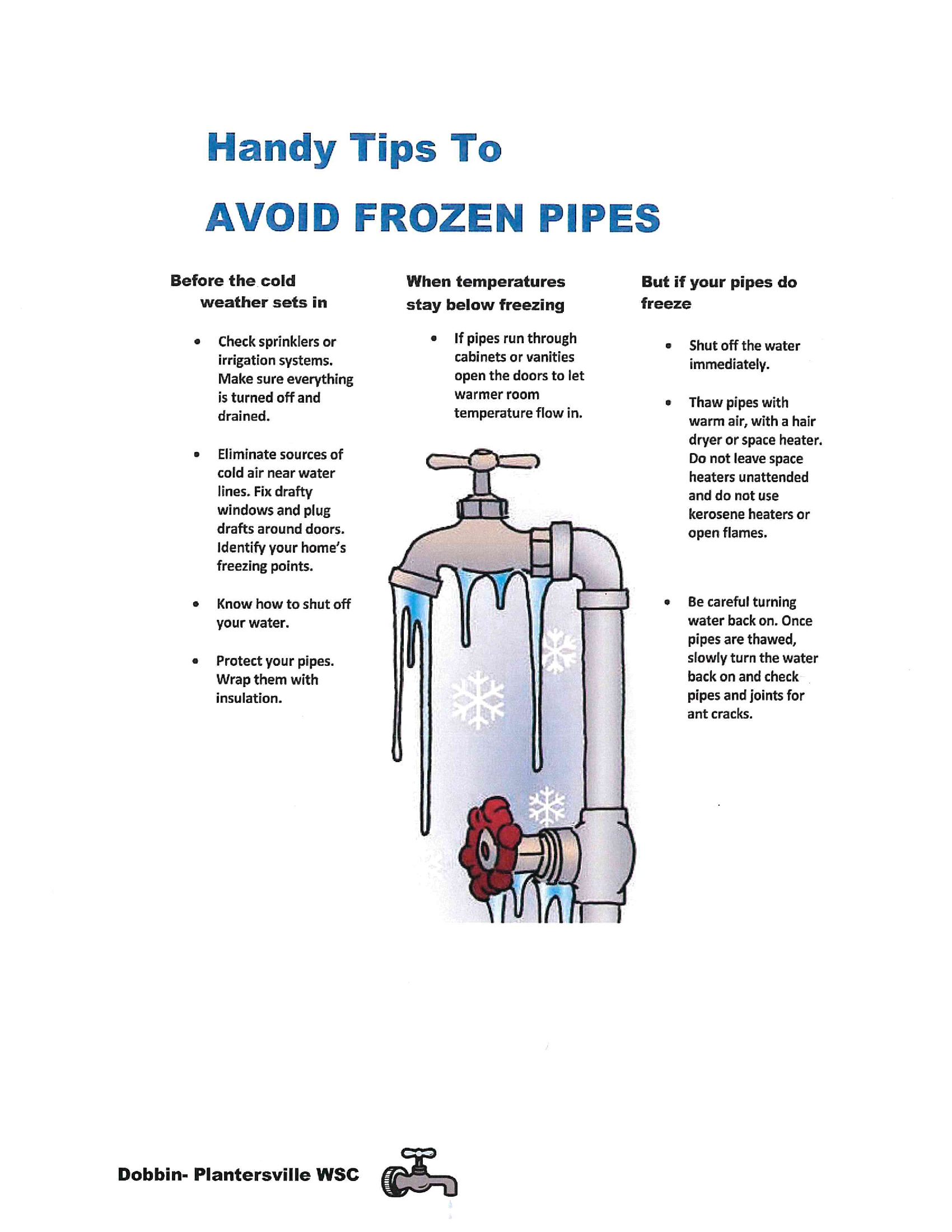 Bill Payment Dobbin Plantersville Water Company